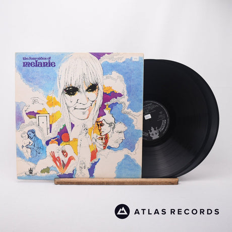 Melanie Four Sides Of Melanie 2 x LP Vinyl Record - Front Cover & Record
