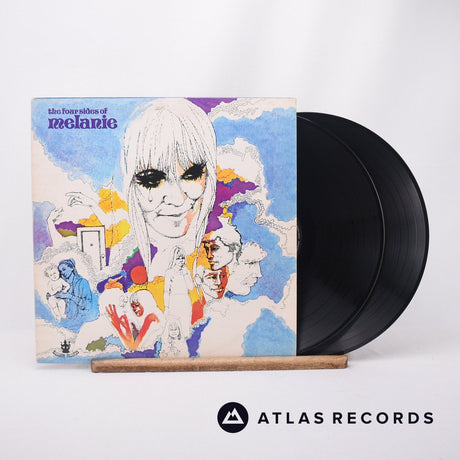 Melanie Four Sides Of Melanie 2 x LP Vinyl Record - Front Cover & Record