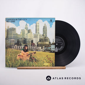 Melanie Garden In The City LP Vinyl Record - Front Cover & Record