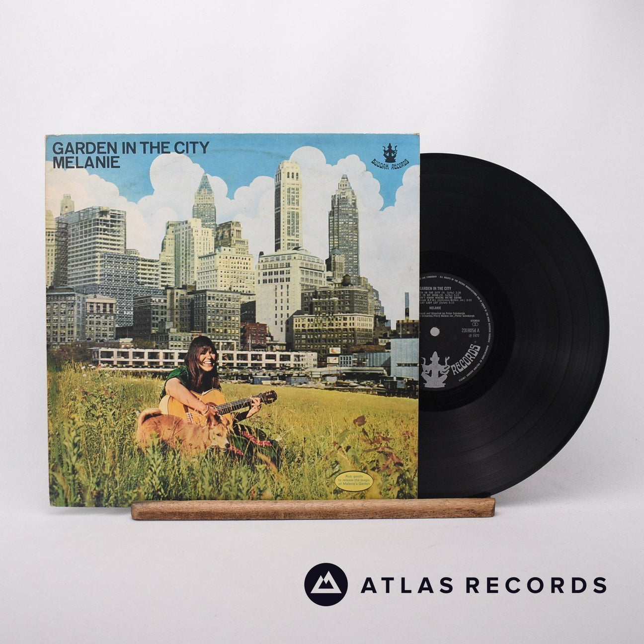 Melanie Garden In The City LP Vinyl Record - Front Cover & Record