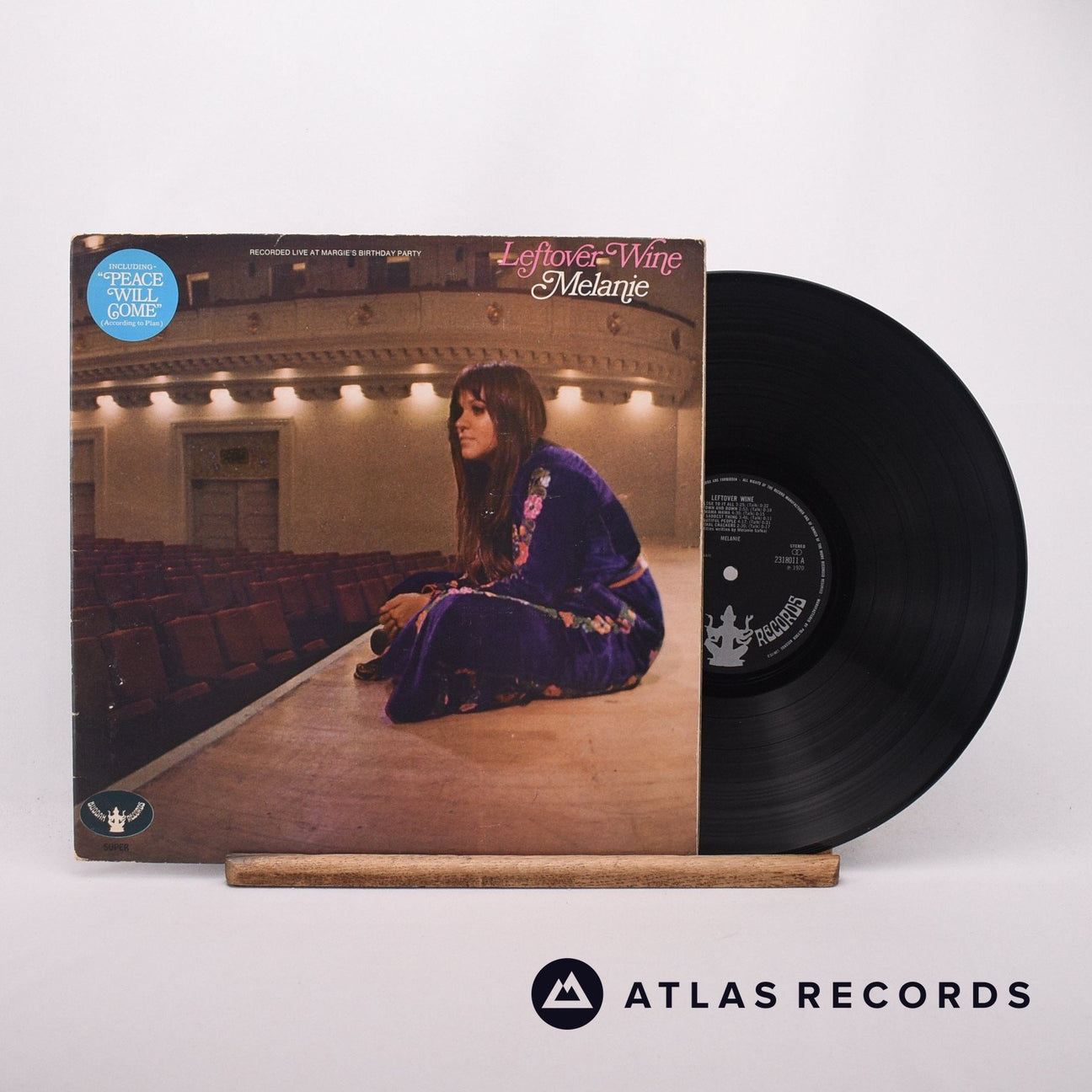 Melanie Leftover Wine LP Vinyl Record - Front Cover & Record