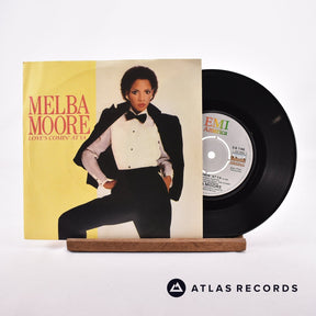Melba Moore Love's Comin' At Ya 7" Vinyl Record - Front Cover & Record