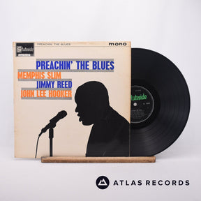 Memphis Slim Preachin' The Blues LP Vinyl Record - Front Cover & Record