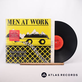 Men At Work Business As Usual LP Vinyl Record - Front Cover & Record