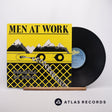 Men At Work Business As Usual LP Vinyl Record - Front Cover & Record