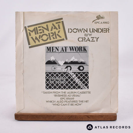 Men At Work - Down Under - 7" Vinyl Record - VG+/EX
