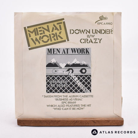 Men At Work - Down Under - 7" Vinyl Record - VG+/EX
