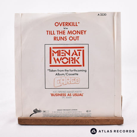 Men At Work - Overkill - 7" Vinyl Record - EX/EX
