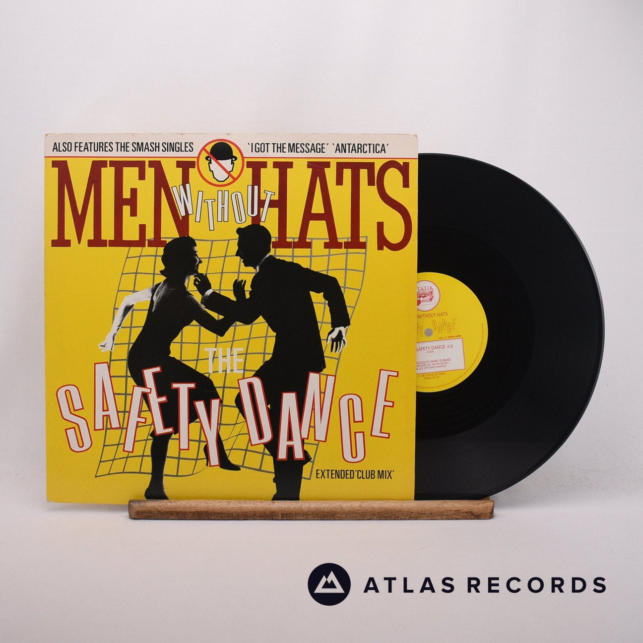 Men Without Hats The Safety Dance 12" Vinyl Record - Front Cover & Record