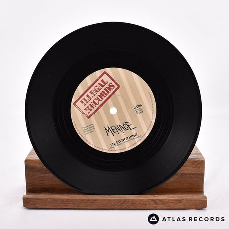 Menace - I Need Nothing - 7" Vinyl Record - EX/VG+