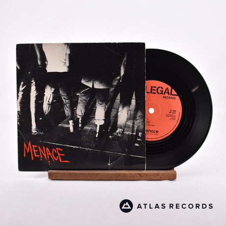 Menace Screwed Up 7" Vinyl Record - Front Cover & Record