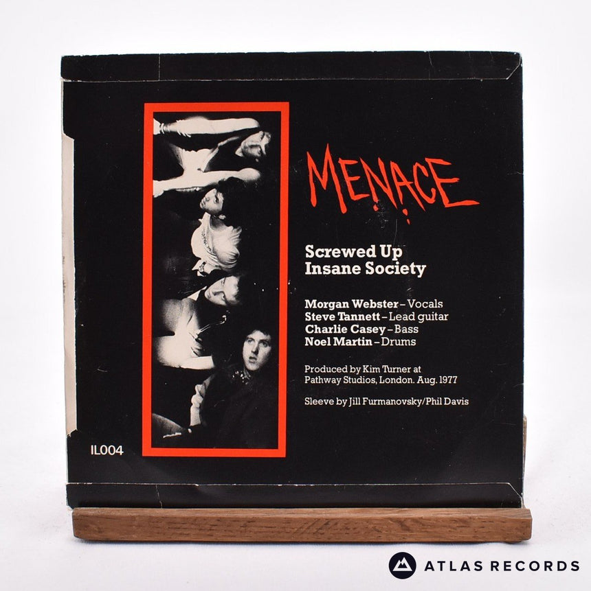 Menace - Screwed Up - 7" Vinyl Record - VG+/VG+