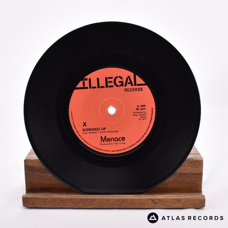 Menace - Screwed Up - 7" Vinyl Record - VG+/VG+