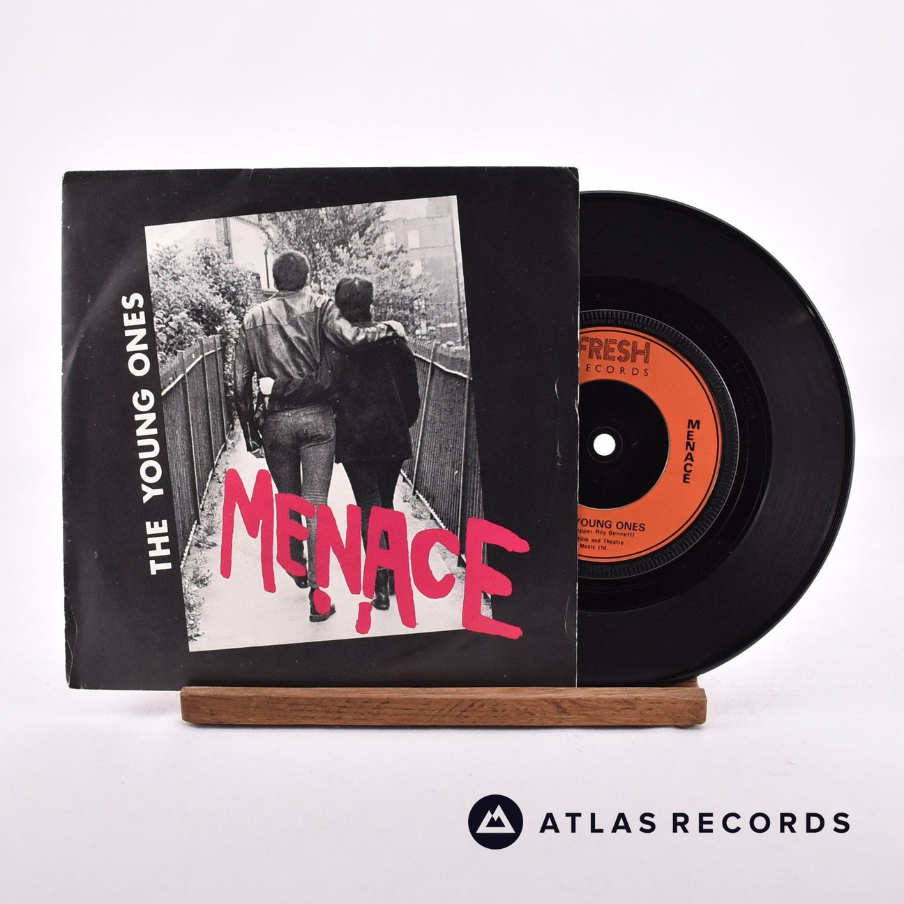 Menace The Young Ones 7" Vinyl Record - Front Cover & Record