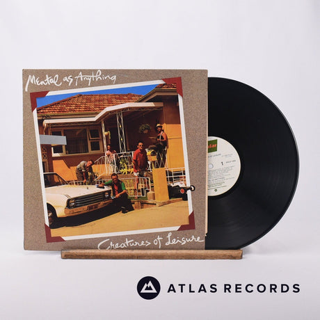 Mental As Anything Creatures Of Leisure LP Vinyl Record - Front Cover & Record