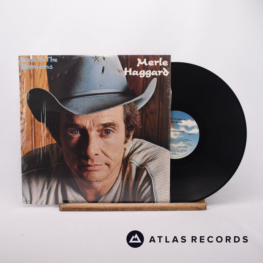 Merle Haggard Back To The Barrooms LP Vinyl Record - Front Cover & Record