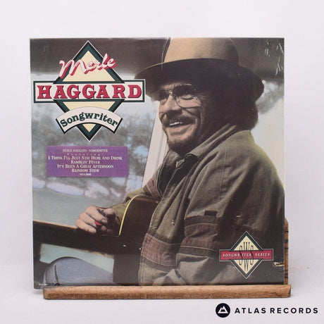 Merle Haggard Songwriter LP Vinyl Record - Front Cover & Record