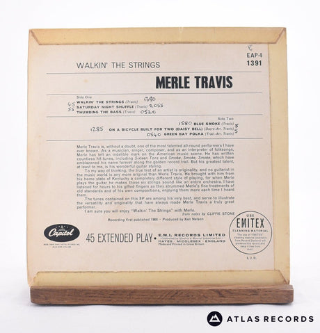 Merle Travis - Walkin' The Strings - 7" EP Vinyl Record - EX/VG+