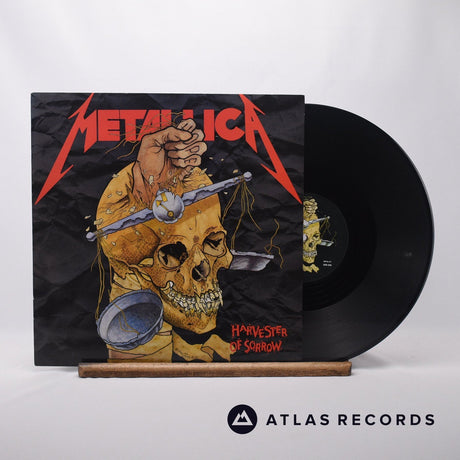 Metallica Harvester Of Sorrow 12" Vinyl Record - Front Cover & Record