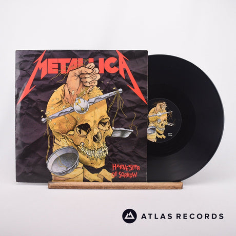 Metallica Harvester Of Sorrow 12" Vinyl Record - Front Cover & Record