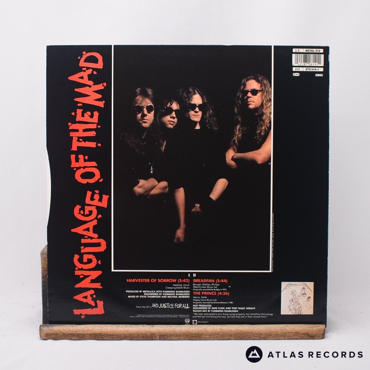 Metallica Harvester Of Sorrow 12