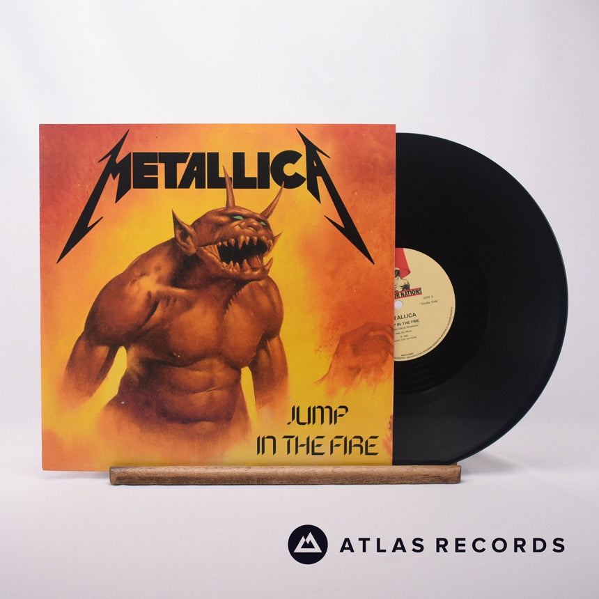 Metallica Jump In The Fire 12" Vinyl Record - Front Cover & Record