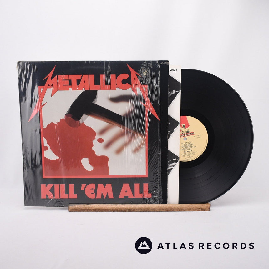 Metallica Kill 'Em All LP Vinyl Record - Front Cover & Record