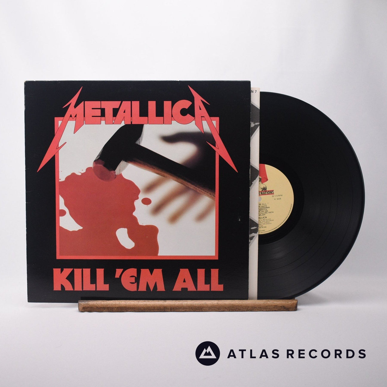 Metallica Kill 'Em All LP Vinyl Record - Front Cover & Record