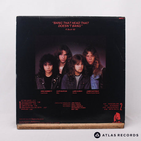 Metallica - Kill 'Em All - Mpo Reissue A1 B1 LP Vinyl Record - VG+/VG+