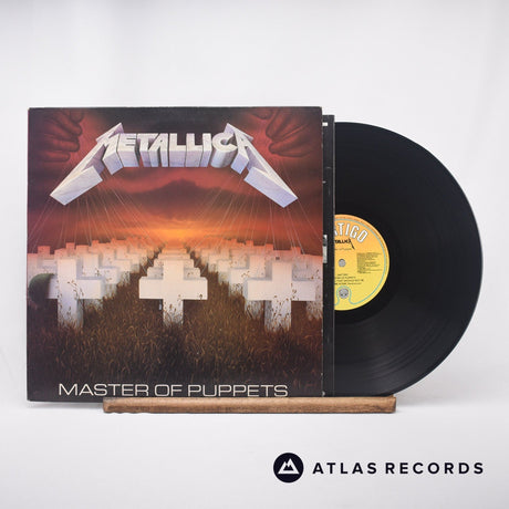 Metallica Master Of Puppets LP Vinyl Record - Front Cover & Record