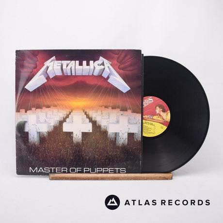 Metallica Master Of Puppets LP Vinyl Record - Front Cover & Record