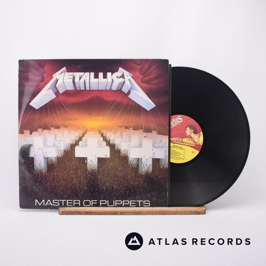 Metallica Master Of Puppets LP Vinyl Record - Front Cover & Record