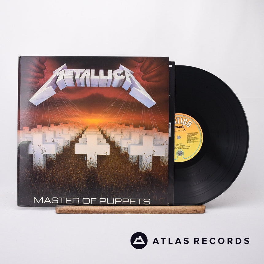 Metallica - Master Of Puppets - Reissue A-1 B-3 LP Vinyl Record - EX/VG+