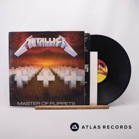 Metallica Master Of Puppets LP Vinyl Record - Front Cover & Record