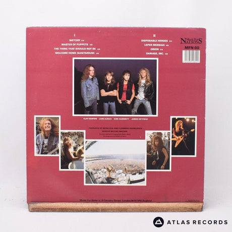 Metallica - Master Of Puppets - A.4 B10 LP Vinyl Record - VG+/EX