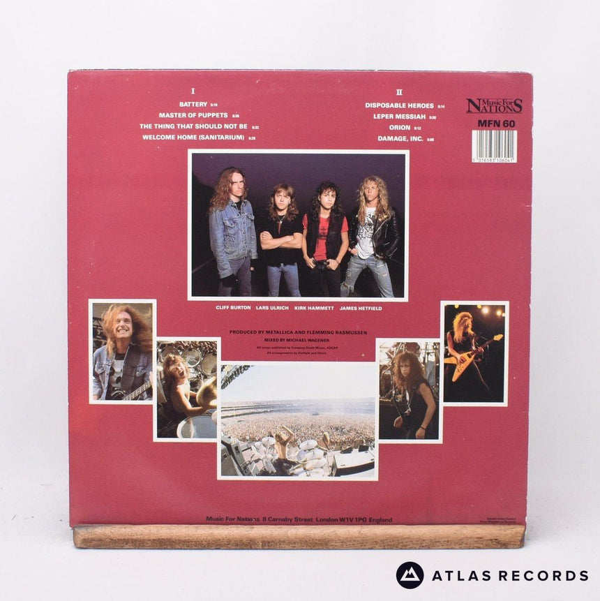 Metallica - Master Of Puppets - A.4 B10 LP Vinyl Record - VG+/EX