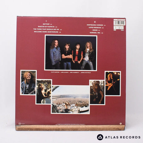 Metallica - Master Of Puppets - Reissue A-1 B-3 LP Vinyl Record - EX/VG+