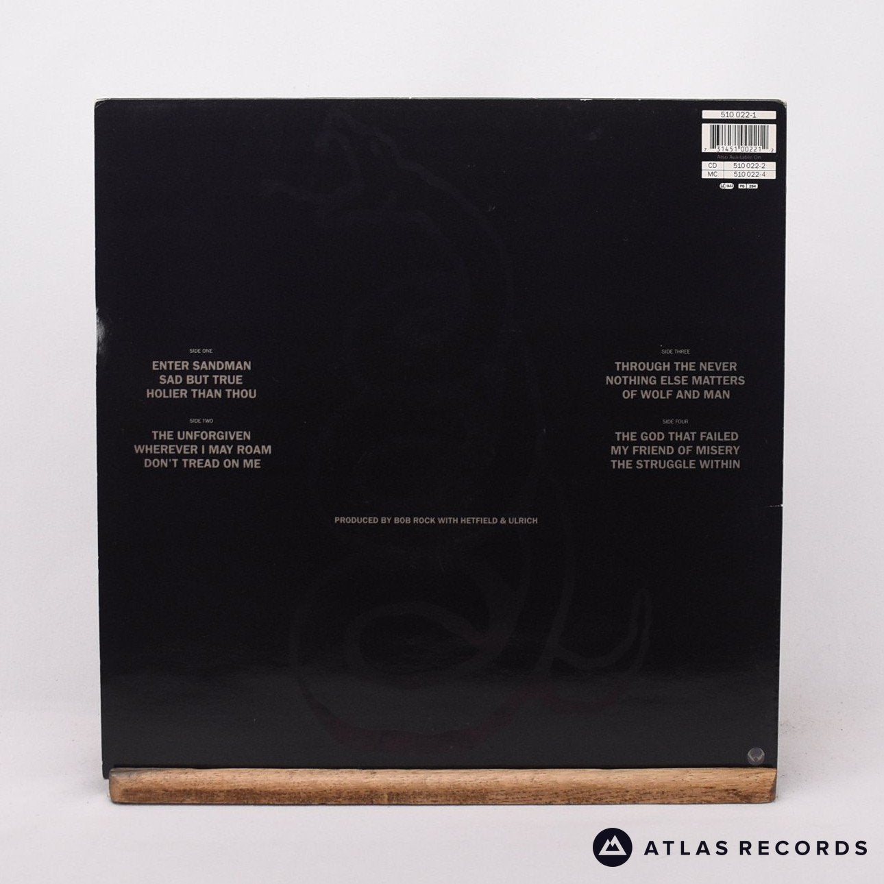 Metallica Metallica [The Black Album] 2 x LP Vinyl VG+/EX – Atlas