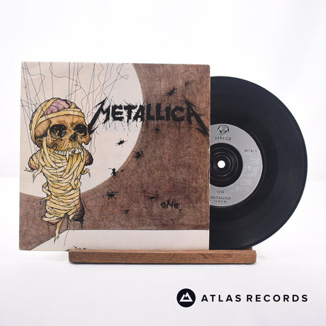 Metallica One 7" Vinyl Record - Front Cover & Record