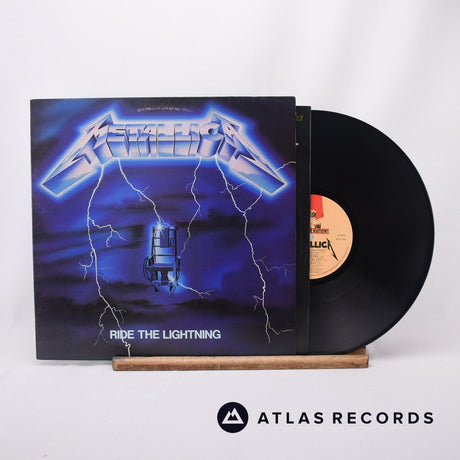 Metallica Ride The Lightning LP Vinyl Record - Front Cover & Record