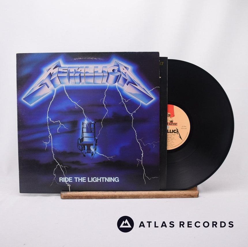 Metallica Ride The Lightning LP Vinyl Record - Front Cover & Record