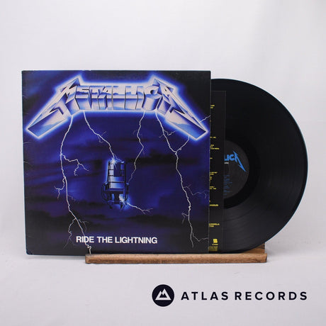 Metallica Ride The Lightning LP Vinyl Record - Front Cover & Record
