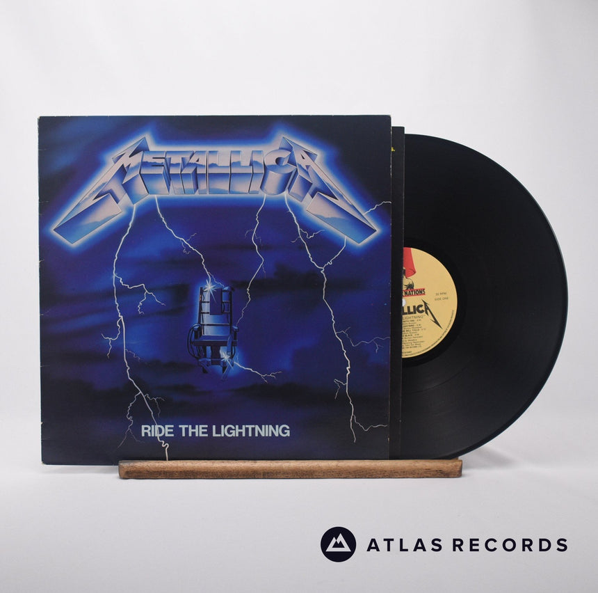 Metallica Ride The Lightning LP Vinyl Record - Front Cover & Record