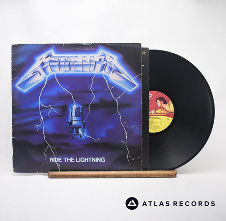 Metallica Ride The Lightning LP Vinyl Record - Front Cover & Record