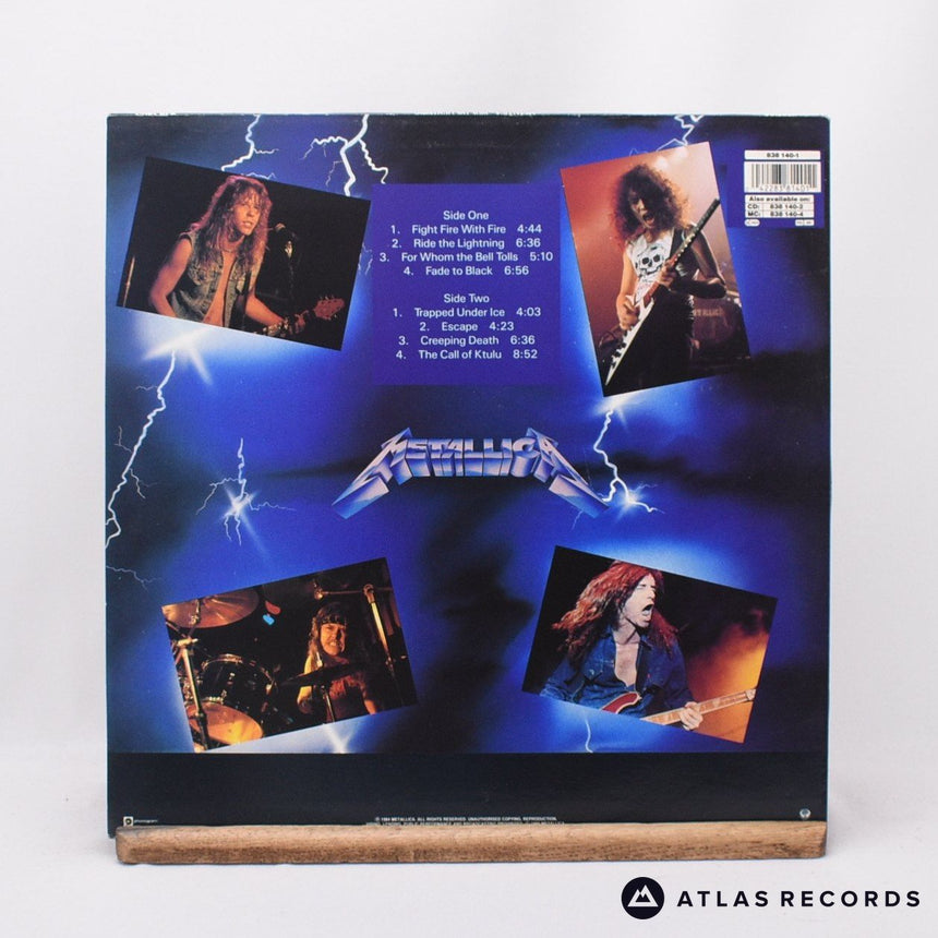 Metallica - Ride The Lightning - Reissue LP Vinyl Record - EX/VG+