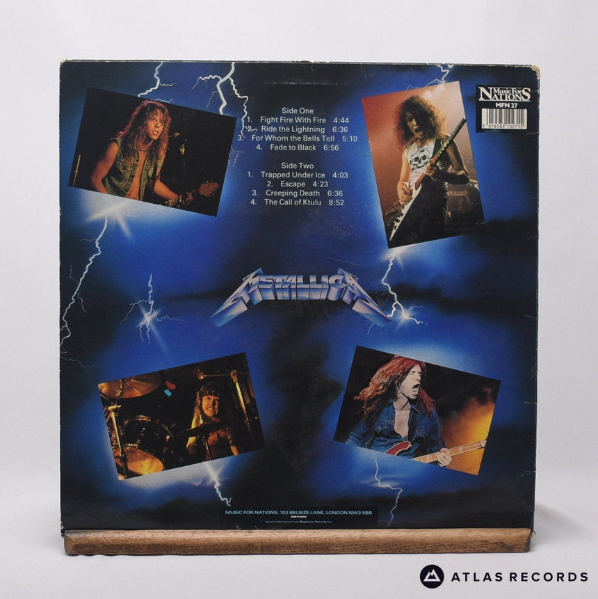 Metallica - Ride The Lightning - Repress A1 B1 LP Vinyl Record - VG/VG+