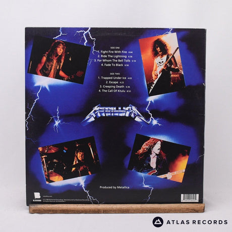 Metallica - Ride The Lightning - 180G Insert Reissue LP Vinyl Record - VG+/NM