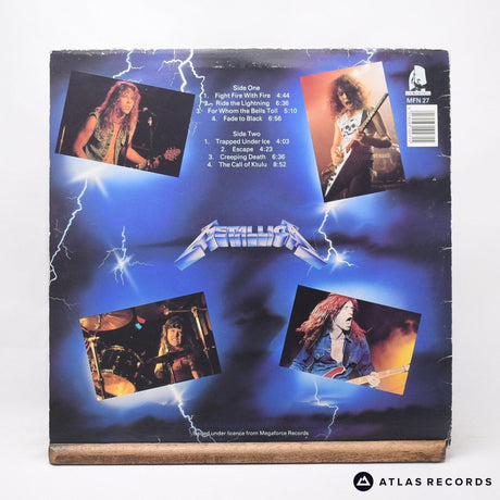 Metallica - Ride The Lightning - Reissue LP Vinyl Record - VG/VG+
