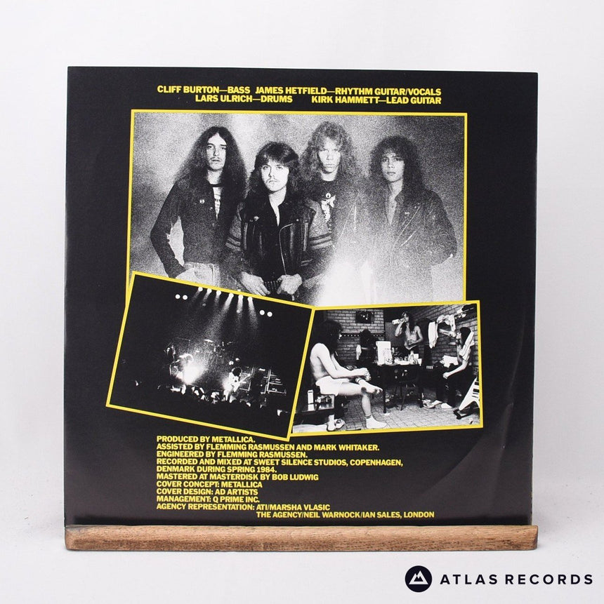 Metallica - Ride The Lightning - Reissue LP Vinyl Record - VG+/VG+