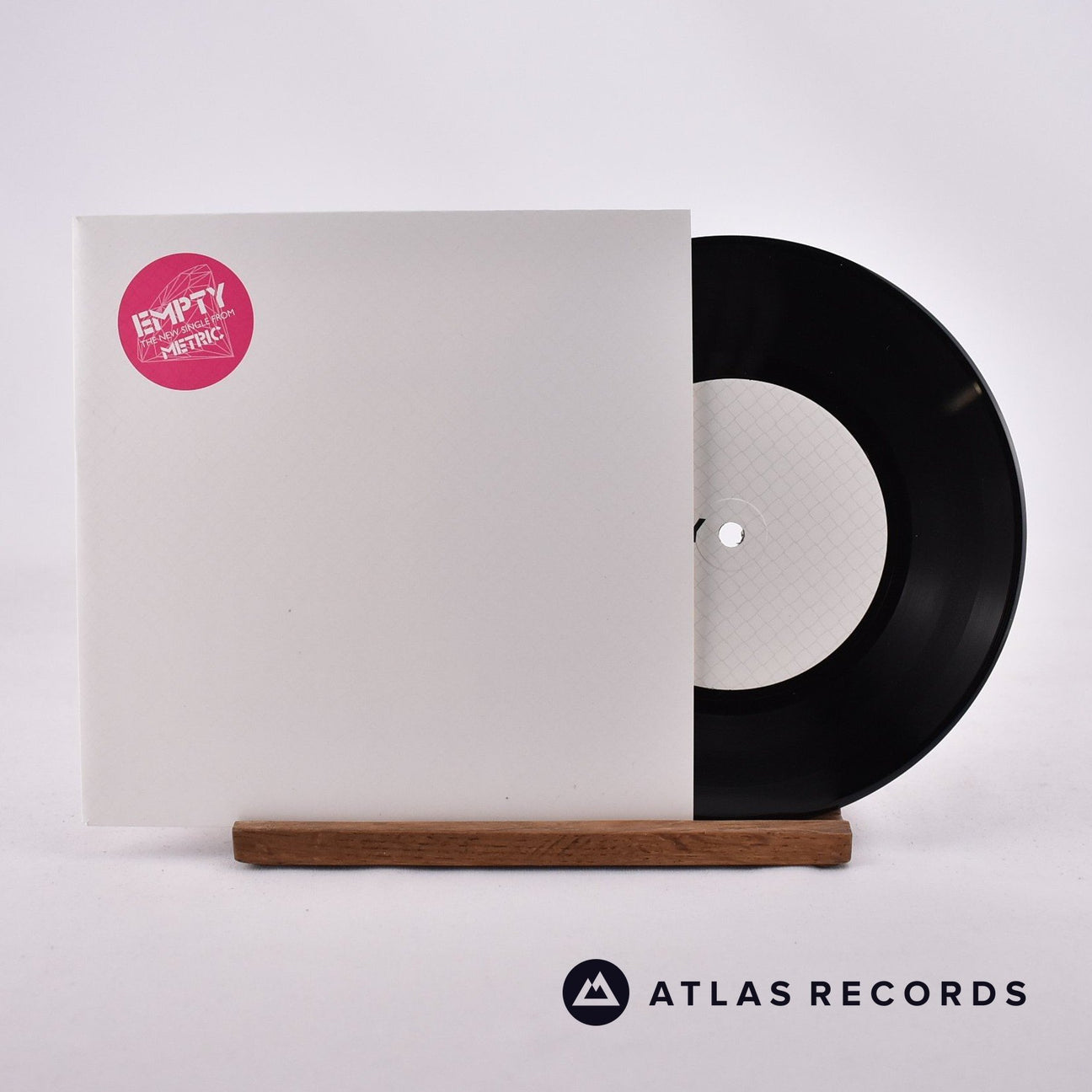 Metric Empty 7" Vinyl Record - Front Cover & Record